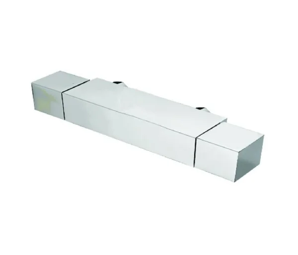 Just Taps Square Thermostatic Bar Valve Chrome