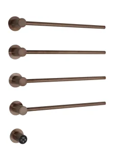 Just Taps Onyx Electric Towel Radiator 520 Brushed Bronze