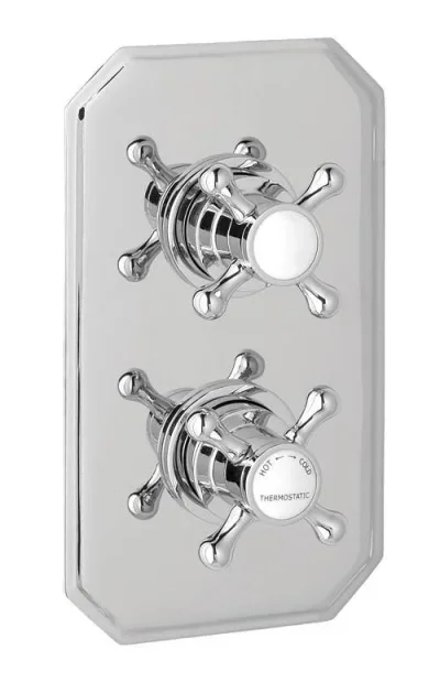 Eastbrook Traditional Twin Plate Only Chrome product image - Image 1