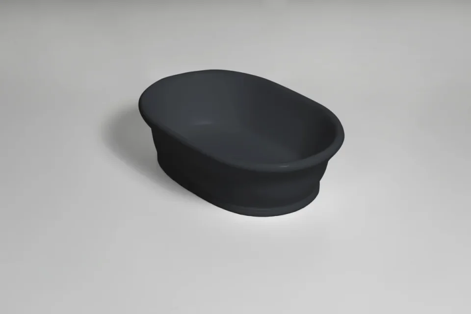 Bc Designs Bampton/aurelius Basin 535 X 390 Gunmetal product image - Image 1