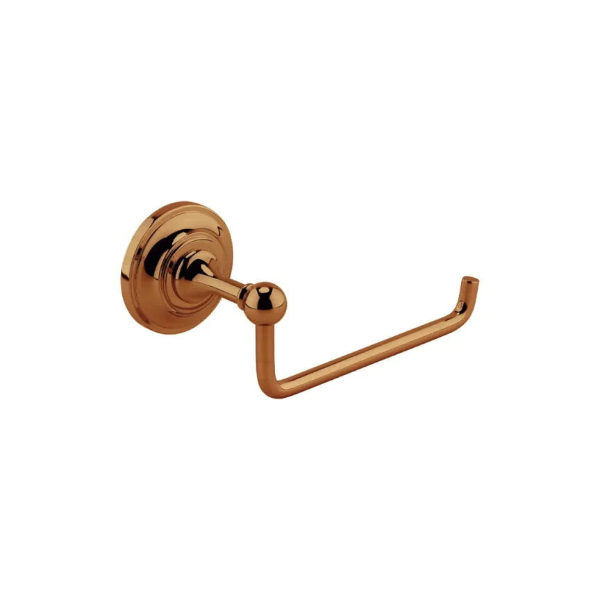 Bc Designs Victrion Toilet Roll Holder Brushed Copper product image - Image 1