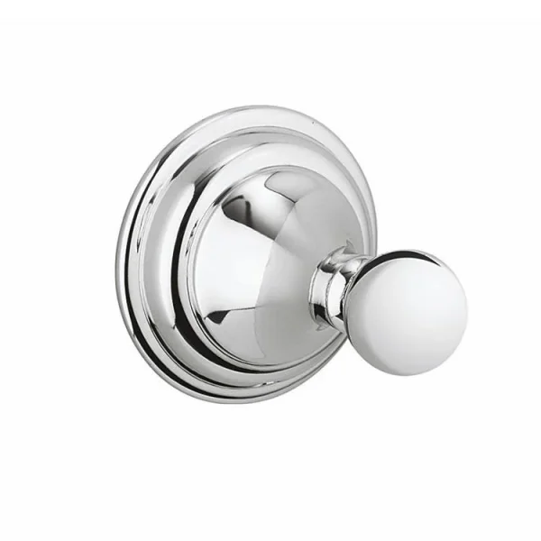 Crosswater Belgravia Single Robe Hook Chrome product image - Image 1
