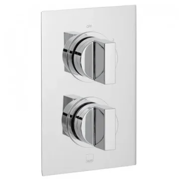 Vado Dx Notion 2 Outlet 2 Handle Concealed Thermostatic Valve Chrome