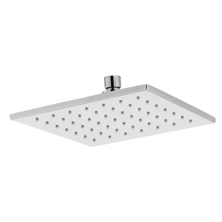 Vado Nebula 200mm Square Single Function Shower Head Chrome product image - Image 1