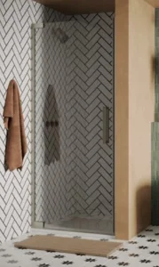 Crosswater Asura 8mm Hinged Door 800 Brushed Stainless Steel