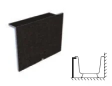 London Showers Em Bath Panel Ledged Lh 900mm