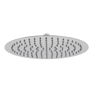 Vado Aquablade Single Function Easy Clean Slim Line Round Shower Head 300mm (12") Chrome