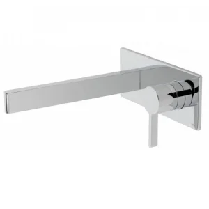 Vado Edit Wall Mounted Mono Basin Mixer Chrome