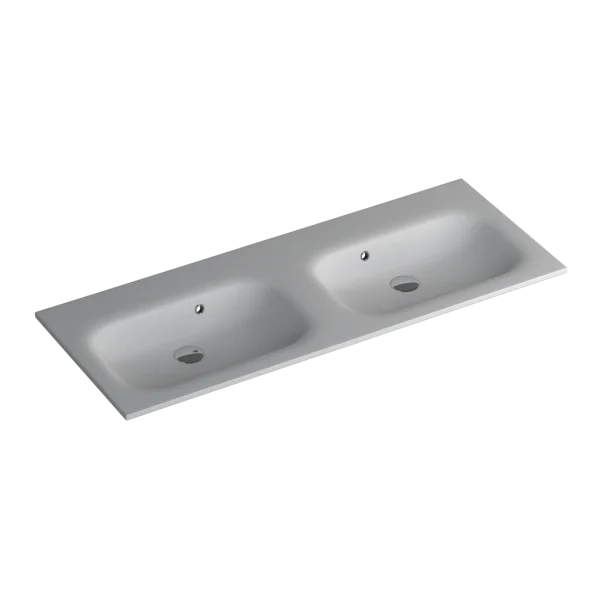 Faeber Silkstone Pearl 1200mm Double Basin Matt