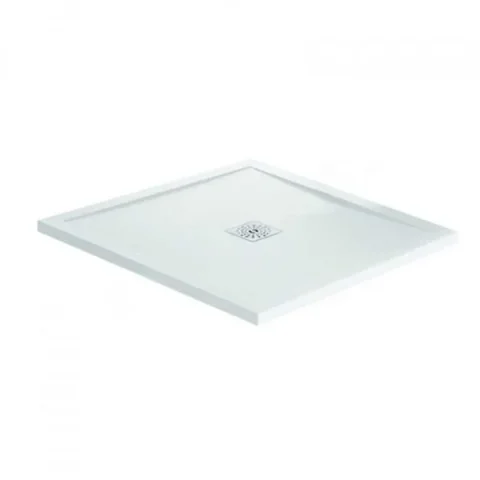 April Waifer Square 1000 x 1000mm Gel Shower Tray White product image - Image 1