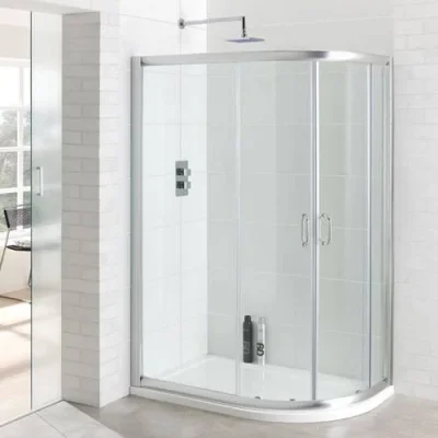 Eastbrook Vantage Easy Clean Offset Quadrant 1000 X 800mm Chrome