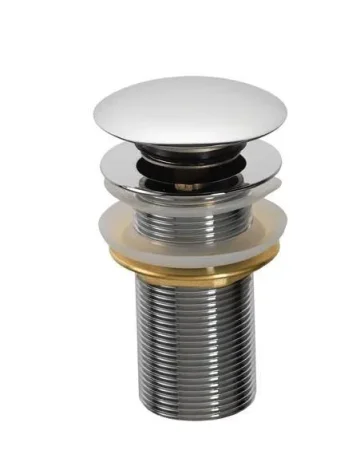 Pura Basin clicker chrome waste unslotted product image - Image 1