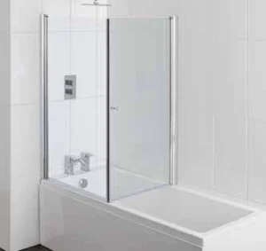 Eastbrook Type 1 Screen Across Bath For 700 Chrome Profiles