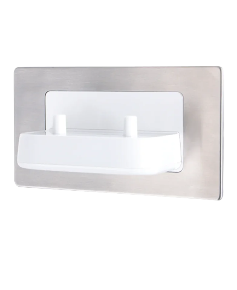 Proofvision Tbcharge Faceplate Only For Pv11 & Pv12 Toothbrush Charges - Brushed Steel product image - Image 1