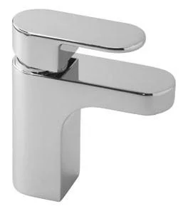 Vado Life Mono Basin Mixer Smooth Bodied Single Lever Deck Mounted Without Universal Waste Chrome