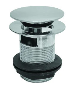 Bc Designs Push Down Bath Waste 70mm (slotted) Brushed Chrome