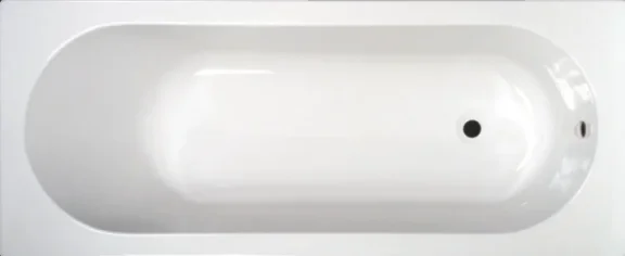 Abacus Series 1 Single Ended Straight Bath with Legset 1800 x 800mm product image - Image 1