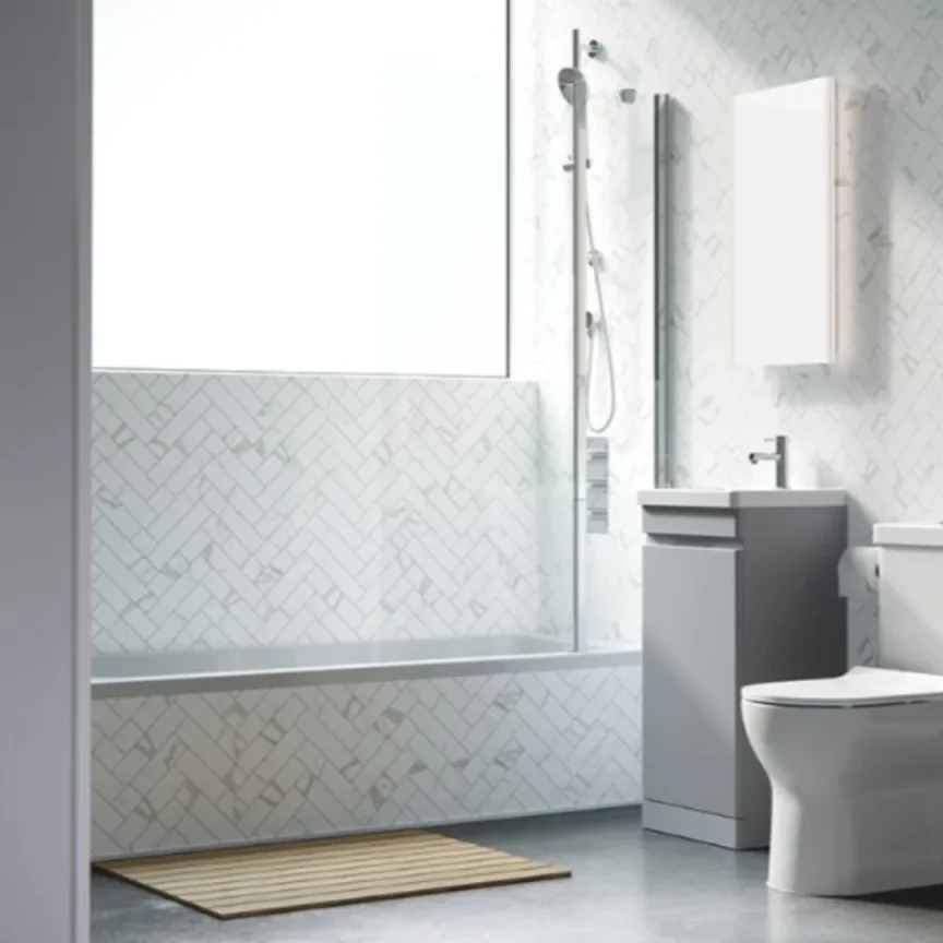 Saneux Stetson 1700x750mm Bath Single Ended & Bath Legs detail view - Image 4