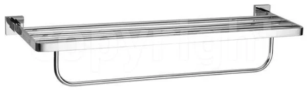 Crosswater Zeya Towel Rail 2 Tier 600mm Chrome