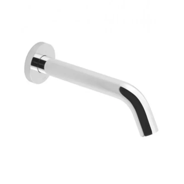 Vado I-tech Infra-red Spout Wall Mounted With Round Back Plate Mains Or Aa Battery Operated Chrome product image - Image 1