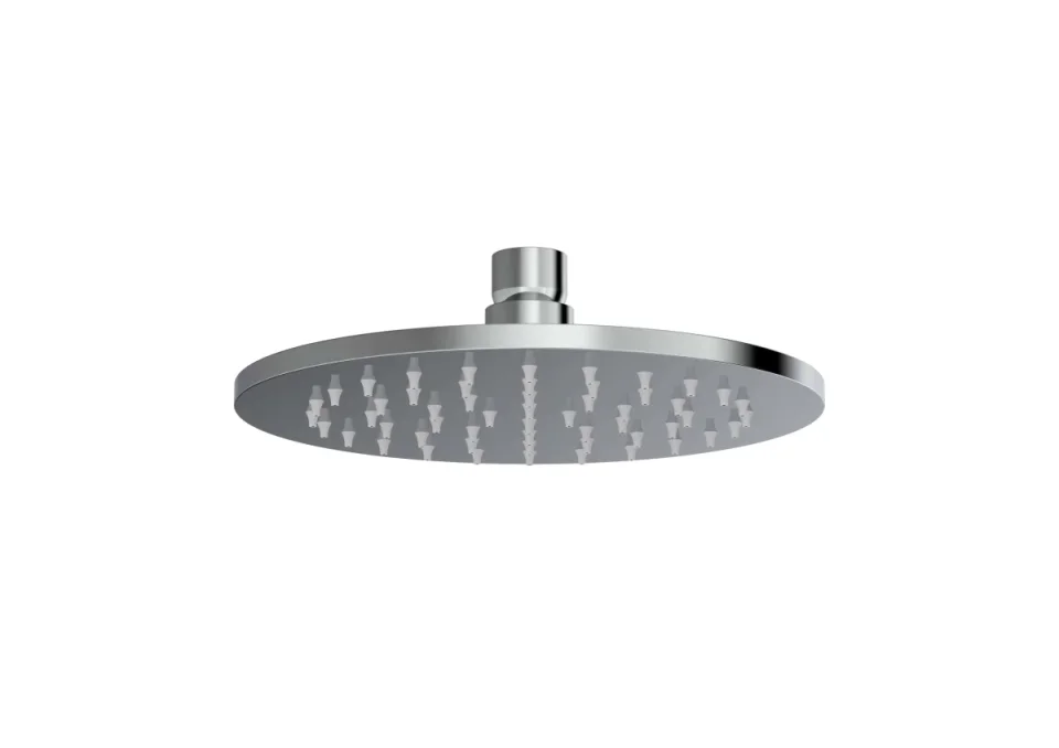 Saneux Cos 200x8mm Round Shower Head - Chrome product image - Image 1