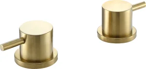 Just Taps Vos Panel Valves Brushed Brass