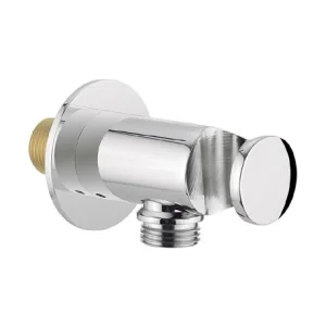 Crosswater Golf Wall Outlet With Handset Holder Chrome