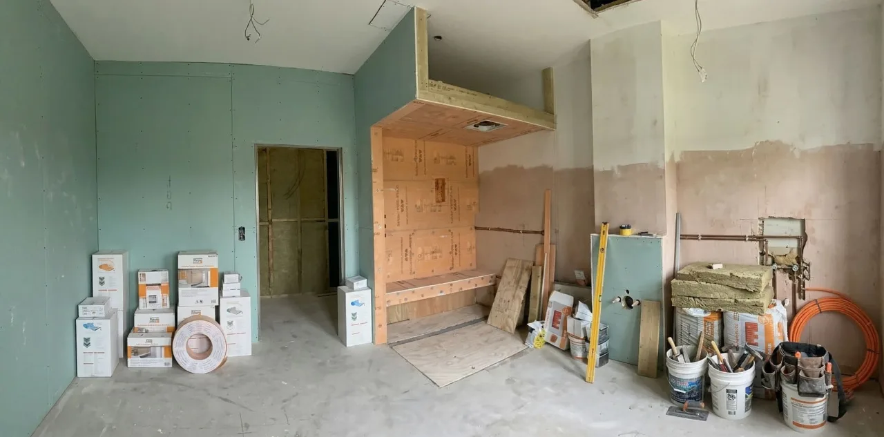 Before - A Sleek Spa Retreat with Bespoke Steam Enclosure